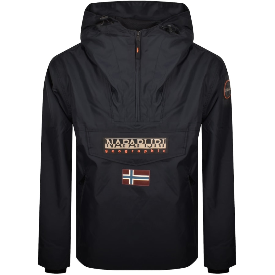 Napapijri Logo Patch Jacket | Black | FARFETCH
